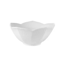 CAC China LTB-4 RCN Specialty White Porcelain Lotus Bowl 5 Oz., 4 1/2" - 4 Doz