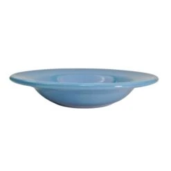 CAC China LV-120-LBU Las Vegas Light Blue Pasta Bowl 26 Oz., 12" - 1 Doz