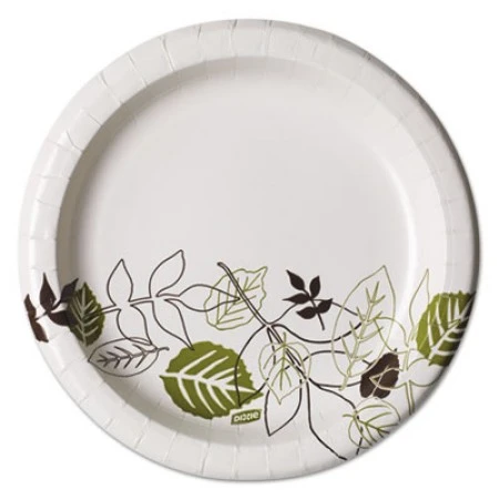 Dixie Pathways Soak-Proof Shield Mediumweight Paper Plates, 8 1/2", Pathway, 125/Pack