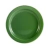 CAC China L-6NR-G Las Vegas Green Narrow Rim Plate 6 1/2" - 3 Doz