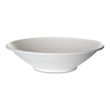 Eco-Products Renewable & Compostable White Sugarcane Bowls 24 Oz., 400/Carton