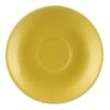 CAC China LV-36-Y Las Vegas Yellow Saucer For LV-35-Y 4 1/2" - 3 Doz