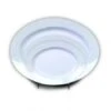 Thunder Group 2110TW Imperial White Melamine Oval Shaped Deep Platter 10" X 7-1/2"