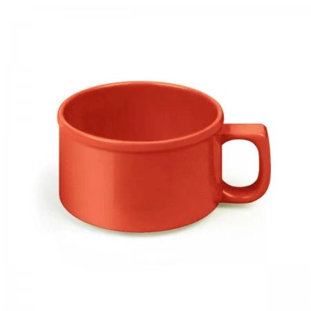 Thunder Group CR9016PR Pure Red Soup Mug 10 Oz. - 1 Doz