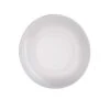 TigerChef Clear With Silver Rim Plastic Dinner Plate 10-1/4" - 10 Pcs