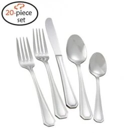 TigerChef Royalty 18/8, 20-Piece Flatware Set, Service For 4