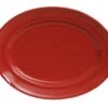Tuxton CQH-136 Cayenne Concentrix Oval Platter 13-3/4" X 10-1/2" - 6 Pcs