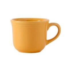 Tuxton CSF-0702 Saffron Concentrix China Round Cup 8 Oz. - 2 Doz