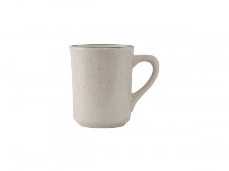 Tuxton TES-017 Emerald Green Speckle China Tiara Mug 8 Oz. - 3 Doz