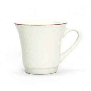 Tuxton YBF-070 Monterey Berry China Tall Cup 6 Oz. - 3 Doz