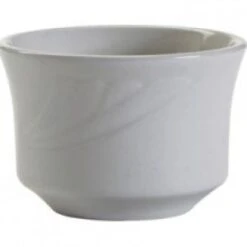 Tuxton YPB-0752 Sonoma Embossed China Bouillon Cup 7 Oz. - 3 Doz