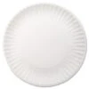 Dixie White Paper Plates, 9" Dia, 250/Pack, 4 Packs/Carton