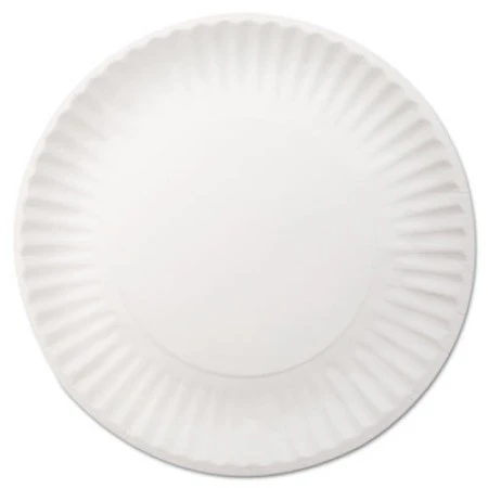 Dixie White Paper Plates, 9" Dia, 250/Pack, 4 Packs/Carton