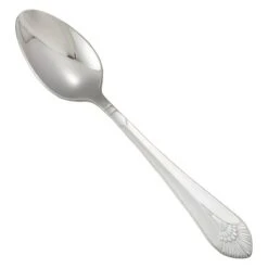 Winco 0031-03 Peacock Heavy Weight Stainless Steel Dinner Spoon - 1 Doz