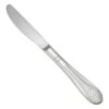 Winco 0031-08 Peacock Heavy Weight Stainless Steel Dinner Knife - 1 Doz