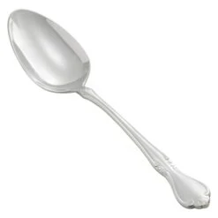 Winco 0039-10 Chantelle Extra Heavy Weight Stainless Steel European Table Spoon - 1 Doz